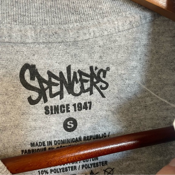 SPENCERS Unisex Gray I May Be Wrong But I Doubt It T Shirt Size Small - Picture 5 of 9